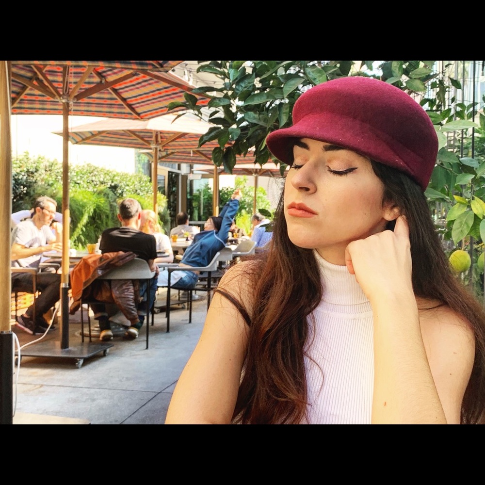 Maroon Wool Schoolboy Cap OS